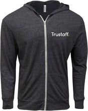 Load image into Gallery viewer, Threadfast Apparel Unisex Triblend Full-Zip Light Hoodie
